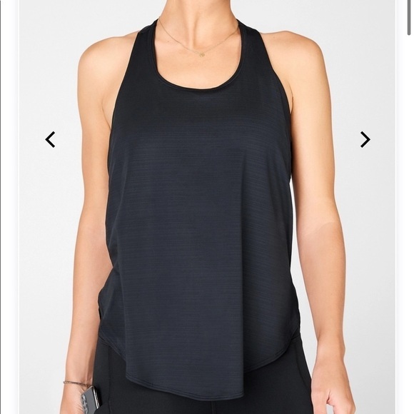 Fabletics Eco-conscious built in bra tank, black - Picture 3 of 7